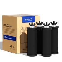 Filtros de reposição Purewell PF-3 para ProOne e Berkey Filtros de reposição Purewell PF-3 para ProOne e Berkey