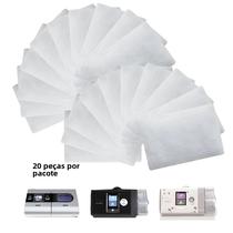 Filtros Descartáveis de Algodão para CPAP ResMed Airsense - Pacote com 20 Unidades