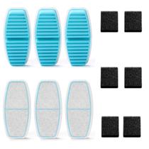 Filtros para Fonte de Água para Gatos FOFNON 6 Filtros + 6 Esponjas Filtros para Fonte de Água para Gatos FOFNON 6 Filtros + 6 Esponjas