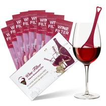 Filtros para Vinho Clerona Removedores de Sulfitos e Histamina Pacote com 8