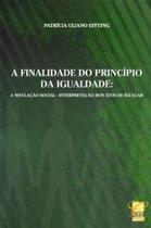 Finalidade Do Principio Da Igualdade, A - CONCEITO