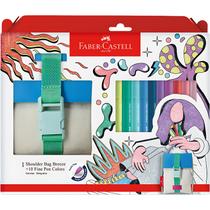 Fine Pen Faber Castell Shoulder Bag Caneta Colorida Contorno Fine Pen Faber Castell Shoulder Bag Caneta Colorida Contorno