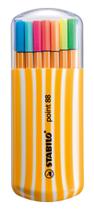Fineliner STABILO point 88 Estuche Zebrui 20 pcs Colores Surtidos Fineliner STABILO point 88 Estuche Zebrui 20 pcs Colores Surtidos