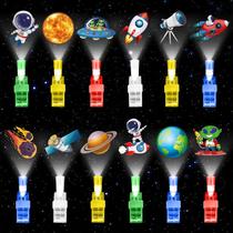 Finger Lights Capoda, pacote com 36 lembrancinhas de festa com tema espacial, para crianças Finger Lights Capoda, pacote com 36 lembrancinhas de festa com tema espacial, para crianças