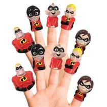 Finger Puppets Disney Incredibles 10 peças - Brinquedos de banho e festa