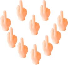 Finger Puppets JINTOU Tiny Hands Middle Finger 10 peças bege Finger Puppets JINTOU Tiny Hands Middle Finger 10 peças bege