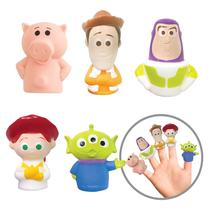 Finger Puppets Toy Story, pacote com 5, impermeável para a hora do banho