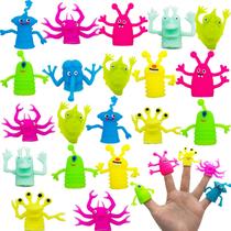 Finger Puppets Toys Qiuttnqn Funny Colorful Monster x20