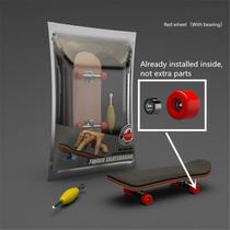 Finger Skateboard Fidget Toy Flexible Rolamento De Jogo de Mesa Interior Brinquedo para Família - Vermelho - B
