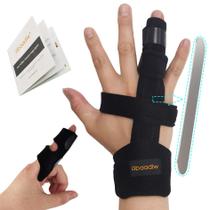 Finger Splint Abaadlw Trigger Finger, 2 peças, rosa ajustável Finger Splint Abaadlw Trigger Finger, 2 peças, rosa ajustável