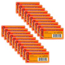 Finger Splints Ever Ready, alumínio acolchoado para primeiros socorros, 20 unidades