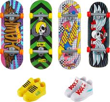 Fingerboard Hot Wheels Tony Hawk - Skate com 4 Pranchas