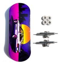 Fingerboard LC Boards 98x34mm Prata com Gráfico '86 Fingerboard LC Boards 98x34mm Prata com Gráfico '86