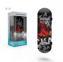 Fingerboard Skate De Dedo Profissional Completo Black Fire - Mega Block Toys