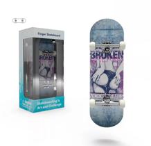 Fingerboard Skate De Dedo Profissional Completo Broken Girl