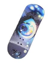 Fingerboard Skate Dedo Deck Madeira Profissional Blue Eyes