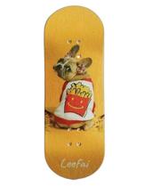 Fingerboard Skate Dedo Deck Madeira Profissional Bulldog
