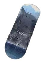 Fingerboard Skate Dedo Deck Madeira Profissional Gray Cat