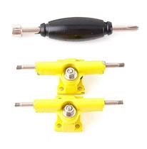 Fingerboard Skate Dedo Truck 32.5Mm Ferramenta Amarelo Fingerboard Skate Dedo Truck 32.5Mm Ferramenta Amarelo
