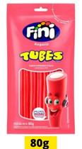 Fini Morango Bala Tubes Regaliz 80g morango