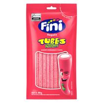 Fini Regaliz Tubes Azedinhos Sabor Morango e Nata 80g
