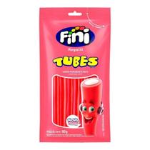 Fini Regaliz Tubes Sabor Morango e Nata 80g