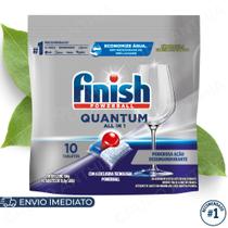 Finish Detergente em Tablete para Lava Louças 10/26tabs Original Limpeza Profunda Contra Gordura