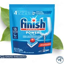 Finish Detergente em Tablete para Lava Louças 13tabs Original Limpeza Profunda e Ação Poderosa