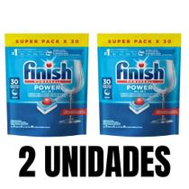 Finish Powerball com 30 Tabletes Finish Detergente para Lava Louças