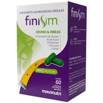 FiniSim ( Cromo, Ágar, Espirulina, Colina e Psyllium) 60 cápsulas - Maxinutri