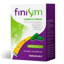Finisim Cromo e Fibras C/60 Capsulas Maxinutri Sabor:Sem Sabor