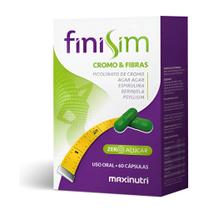 Finisim Cromo & Fibras Suplemento Alimentar Com 60 Cápsulas