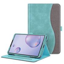 Fintie Case para Samsung Galaxy Tab A 8.4 2020 Modelo SM-T307 (Verizon/T-Mobile/Sprint/AT&ampT), Proteção de canto Visualização multi-ângulo Smart Stand Back Cover com Bolso, Turquesa/Marrom
