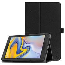 Fintie Folio Case para Samsung Galaxy Tab A 8.0 2018 Modelo SM-T387 Verizon/Sprint/T-Mobile/AT&ampT, Slim Fit Premium Cobertura de material vegano, Preto