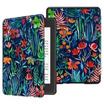 Fintie Slimshell Case for All-New Kindle Paperwhite (10ª Geração, Lançamento 2018) - Capa de couro LEVE Premium PU com Auto Sleep/Wake para Amazon Kindle Paperwhite E-Reader, Jungle Night