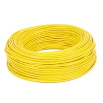 Fio 2,5Mm Flexível Cabo Elétrico Energia Rolo 100M Amarelo