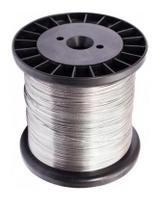 Fio Aço Inox Cerca Eletrica Bobina Rolo 0,900mm 177mts