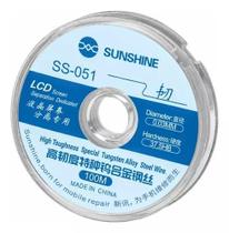 Fio Aço Para Separação Tela Lcd Sunshine Ss051 0.03mm X 100m