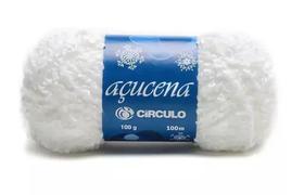 Fio acucena 100 g círculo cor 010 branco