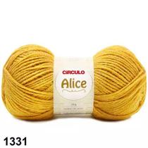 Fio Alice Círculo Cor 1331 Solar 100g - 50% Acrílico 50% Poliéster Fio Alice Círculo Cor 1331 Solar 100g - 50% Acrílico 50% Poliéster
