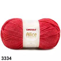 Fio Alice Círculo Cor 3334 Tulipa 100g - 500 Tex