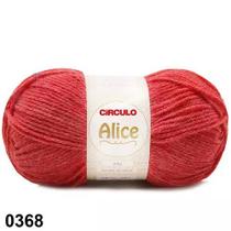 Fio Alice Círculo - Cor 368 Rubi - 100g - 200m