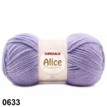 Fio Alice Círculo Cor 633 100G Ametista - Ideal para Tricô e Crochê