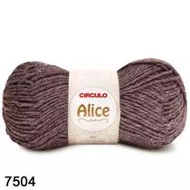 Fio Alice Círculo Cor 7504 Mogno 100g - 500 Tex