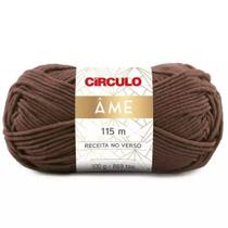 Fio Âme Circulo Cor 854 Chocolate 100g - 115 Metros Fio Âme Circulo Cor 854 Chocolate 100g - 115 Metros