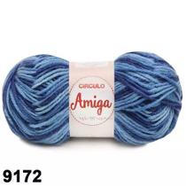 Fio amiga 100 gr cor 9172 mescla amuleto azul Fio amiga 100 gr cor 9172 mescla amuleto azul