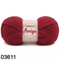 Fio Amiga Círculo 100g - Cor 3611 Rubi