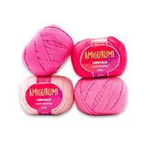 Fio Amigurumi c/ 254m Kit com 4 unidades - Círculo