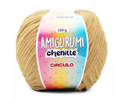 FIO AMIGURUMI CHENILLE COR 7076 CARAMELITO 100G CÍRCULO - Ideal para Amigurumis e Projetos de Crochê FIO AMIGURUMI CHENILLE COR 7076 CARAMELITO 100G CÍRCULO - Ideal para Amigurumis e Projetos de Crochê