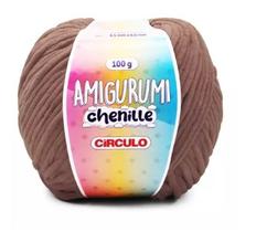 FIO AMIGURUMI CHENILLE COR 7567 CACAU 100G CÍRCULO - Ideal para Amigurumis e Projetos de Crochê FIO AMIGURUMI CHENILLE COR 7567 CACAU 100G CÍRCULO - Ideal para Amigurumis e Projetos de Crochê